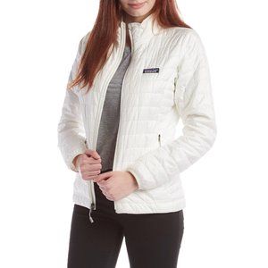 Patagonia Girls’ White Nano Puff Jacket